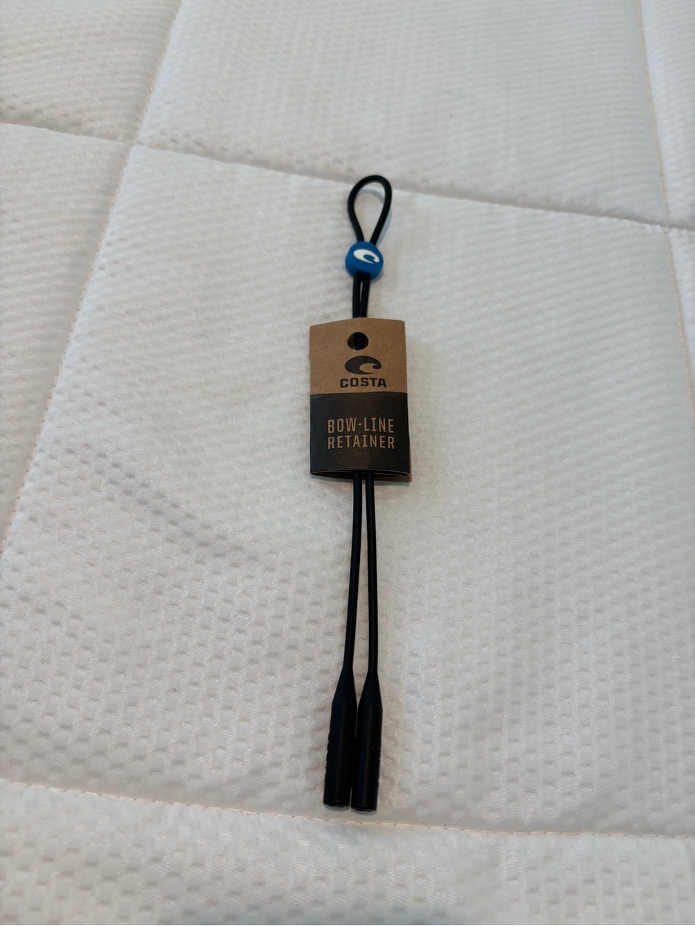 Costa Black Eyewear Retainer with Blue Slider